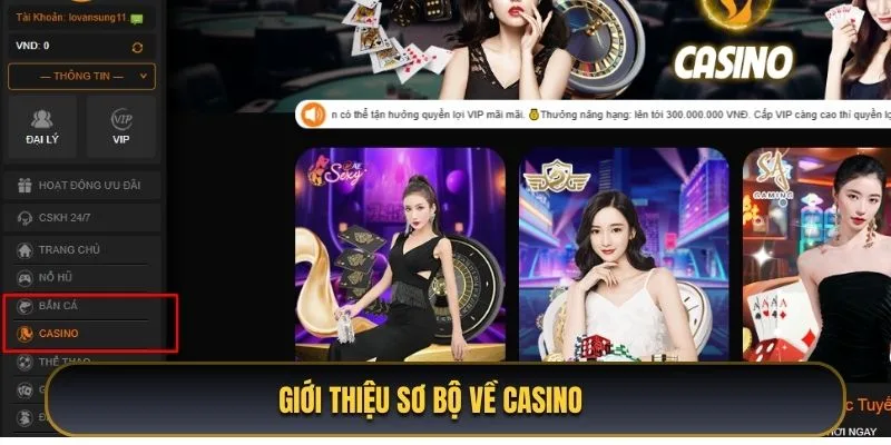 Giới thiệu Casino 23WIN