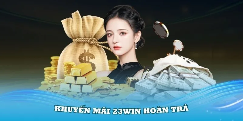 Hoàn trả tiền cược 23win