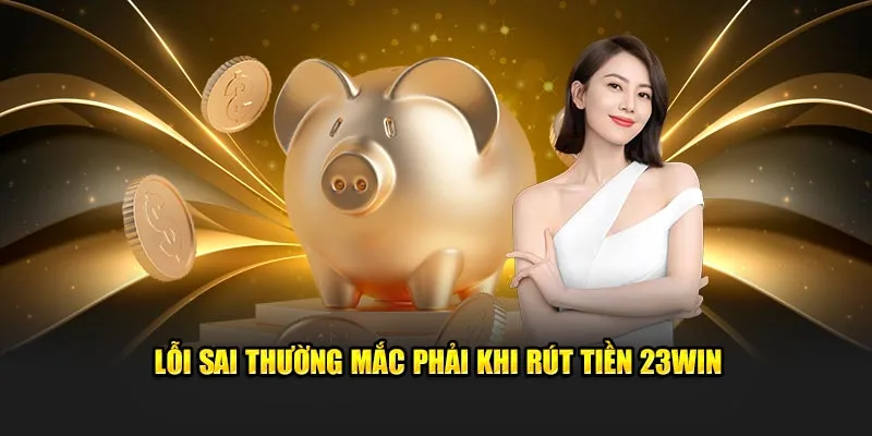 Các lỗi thường gặp khi thực hiện rút tiền